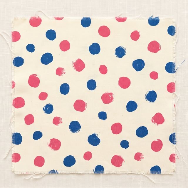 Dot print in this season's palette
