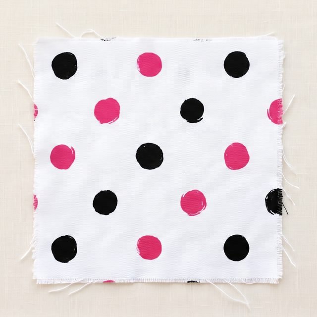 Dot print in this season's palette