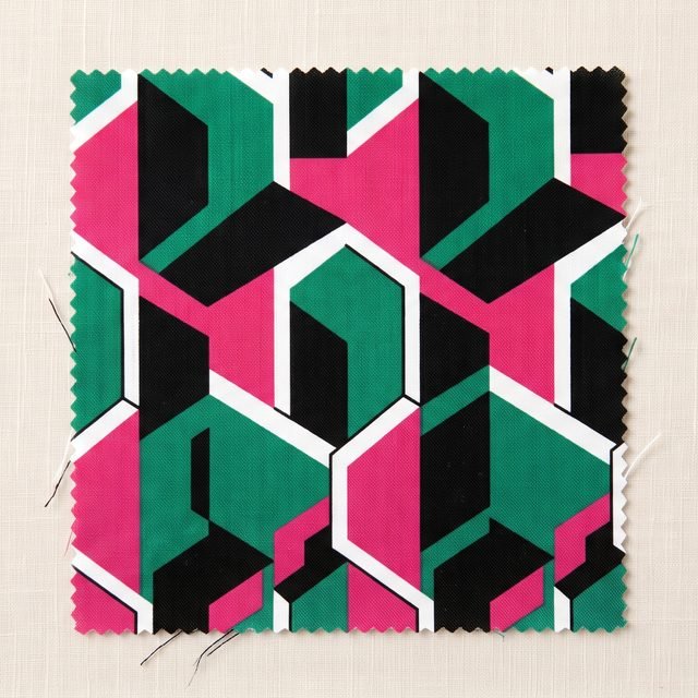 Geo print in this season's palette