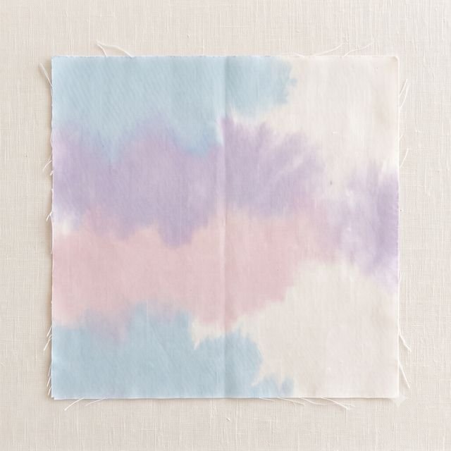 Watercolor wash print in this season's palette