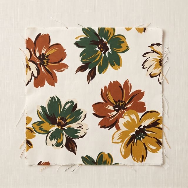 Earthen floral print in this season's palette