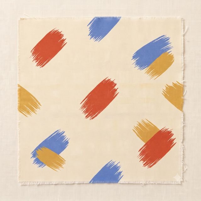 Brushstroke print in this season's palette
