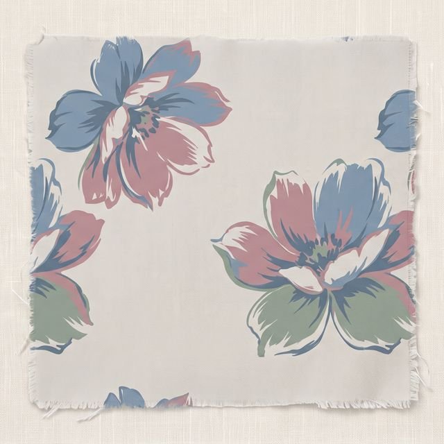 Cool floral print in this season's palette