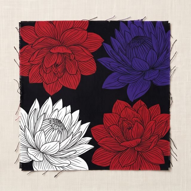 Graphic floral print in this season's palette