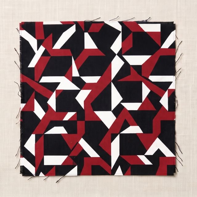 Geometric print in this season's palette