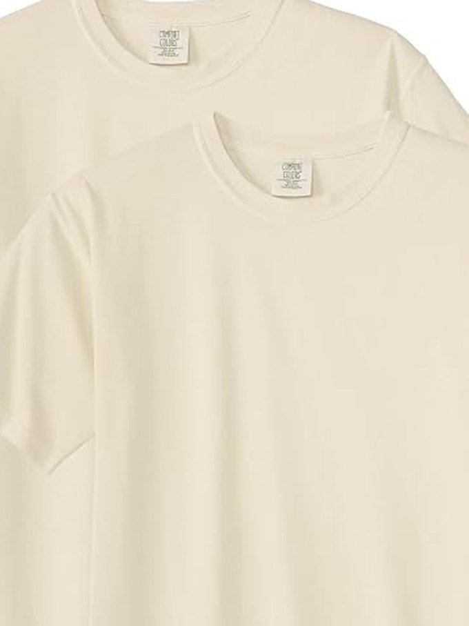 Comfort Colors heavyweight tee G1717, Ivory (2-pack)